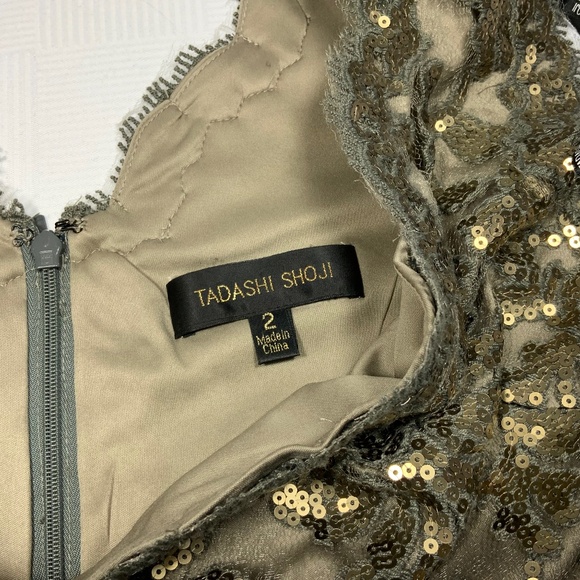 NWT - Tadashi Shoji Sequin Dress - Size 2 - Picture 12 of 15